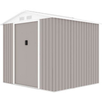 Abri de jardin en métal 4,07 m² - 213 x 191 x 195 cm - MARS - Kit d'