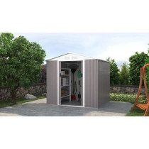 Abri de jardin en métal 4,07 m² - 213 x 191 x 195 cm - MARS - Kit d'