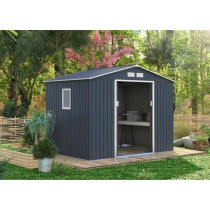 VENUS Abri de jardin en métal 5,29 m² - 277 x 191 x 202 cm - Kit d'