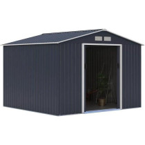 MERCURE Abri de jardin en métal 7,06 m² - 277 x 255 x 202 cm - Kit d