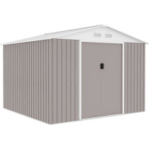 MERCURE Abri de jardin en métal 7,06 m² - 277 x 255 x 202 cm - Kit d