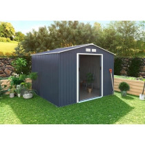 MERCURE Abri de jardin en métal 7,06 m² - 277 x 255 x 202 cm - Kit d