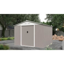 MERCURE Abri de jardin en métal 7,06 m² - 277 x 255 x 202 cm - Kit d
