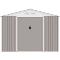 MERCURE Abri de jardin en métal 7,06 m² - 277 x 255 x 202 cm - Kit d