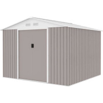 MERCURE Abri de jardin en métal 7,06 m² - 277 x 255 x 202 cm - Kit d