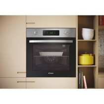 Four pyrolyse - chaleur tournante CANDY FICD X676 - Inox et noir - Cla