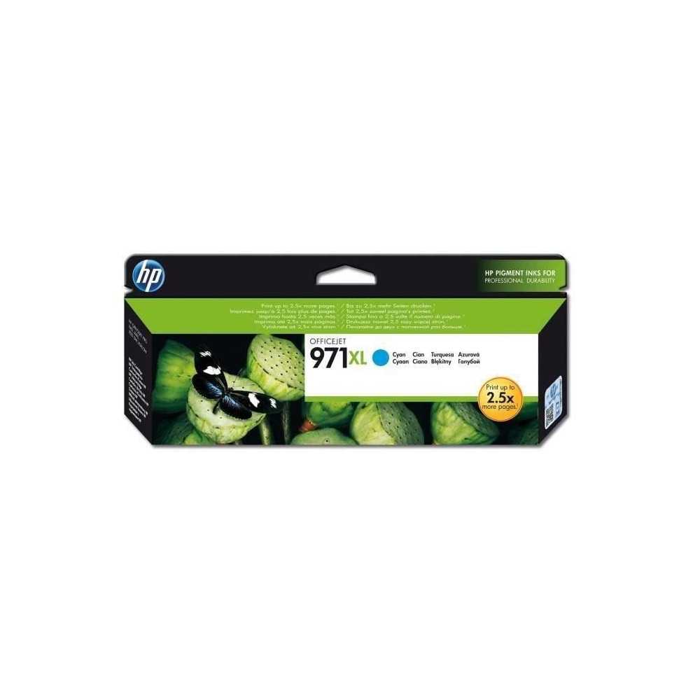 HP 971XL Genuine Large Capacity Cyan Ink Cartridge for HP Officejet X4