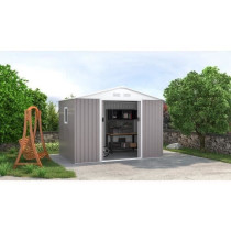 VENUS Abri de jardin en métal 5,29 m² - 277 x 191 x 202 cm - Kit d'