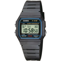 Watch - Casio - Vintage - Black - Digital - Resin - Waterproof WR ISO