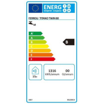 Chauffe-eau électrique Ferroli TITANO TWIN 80L - Vertical - Anode Mag