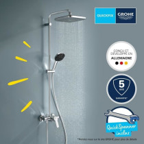 Shower column with single-lever mixer - Water saving - GROHE Vitalio C