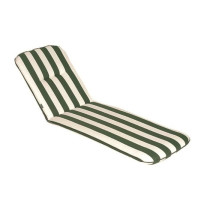 JARDIN PRIVE Coussin bain de soleil CANCALE Vert 184x59x5,5cm