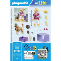 PLAYMOBIL 71747 Toiletteuse avec caniche et accessoires