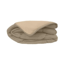 Calgary Hot duvet Microfiber 400g/m² Taupe & Lin 140x200cm