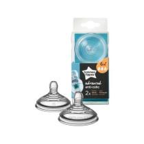 TOMMEE TIPPEE Anti colic teat rapid flow X2