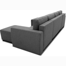 Canapé d'angle convertible panoramique PHARELL 5/6 places - Tissu ant