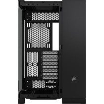 PC case - CORSAIR - 6500X Tempered Glass Mid-Tower Dual Chamber - Blac