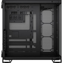 PC case - CORSAIR - 6500X Tempered Glass Mid-Tower Dual Chamber - Blac