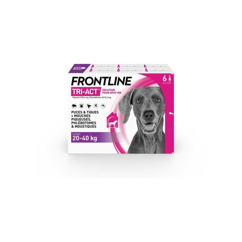 FRONTLINE TRI-ACT 20-40kg - 6 pipettes FRONTLINE TRI-ACT 20-40kg - 6 pipettes