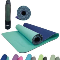 Yoga mat - FITNESS - SCHILDKRÖT - 180 x 61 cm - 4 mm - Bag included -