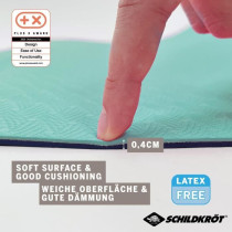 Yoga mat - FITNESS - SCHILDKRÖT - 180 x 61 cm - 4 mm - Bag included -