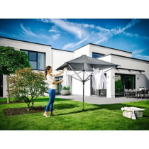 LEIFHEIT 82100 Séchoir parapluie LinoProtect 400, étendoir parapluie
