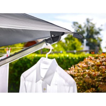 LEIFHEIT 82100 Séchoir parapluie LinoProtect 400, étendoir parapluie