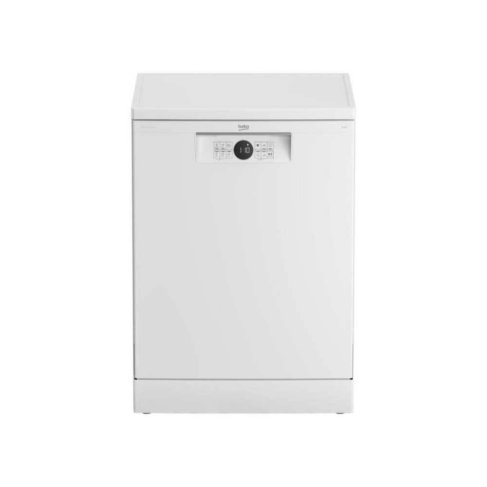 Lave-vaisselle pose libre BEKO BDFN26B4C0W - 14 couverts - Induction -