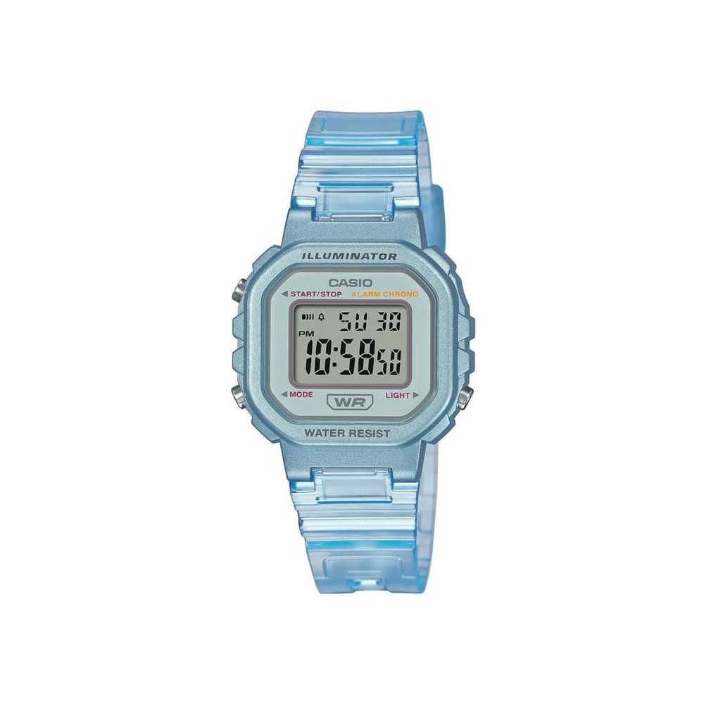 Montre Casio Vintage Femme Bleu et Transparent - CASIO - Quartz - Digi