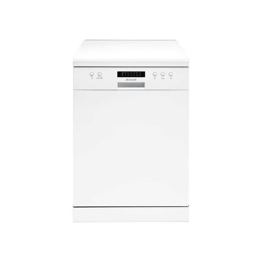 Lave-vaisselle pose libre BRANDT LVC337W - 13 couverts - L60cm - 47dB