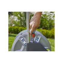 GARDENA AquaRoll M Metal Wheel Hose Reel Equipped