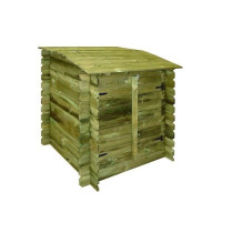 Coffre de rangement pour filtration UBBINK Classic en bois traité aut