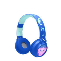 Foldable Bluetooth and wired light-up headphones with 3D design from t