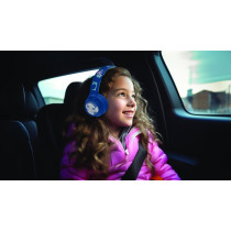 Foldable Bluetooth and wired light-up headphones with 3D design from t
