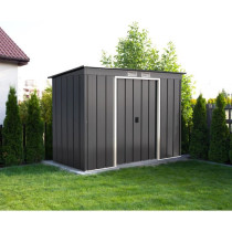 Abri de jardin - Métal - DURAMAX - 3,25 m² - 0,33 mm - Anthracite -