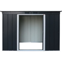 Abri de jardin - Métal - DURAMAX - 3,25 m² - 0,33 mm - Anthracite -