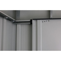 Abri de jardin - Métal - DURAMAX - 3,25 m² - 0,33 mm - Anthracite -