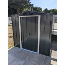Abri de jardin - Métal - DURAMAX - 2,47 m² - 0,33 mm - Anthracite -