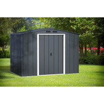Abri de jardin en métal 4,77 m2 - DURAMAX - Kit d'ancrage inclus - Gr