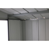 Abri de jardin en métal 4,77 m2 - DURAMAX - Kit d'ancrage inclus - Gr
