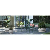 Elho Round Flower Pot Greenville 25 - Exterior - Ø 24.48 x H 23.31 cm