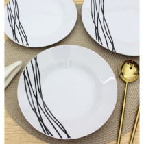 ETHNIC Porcelain set of 18 pieces -White