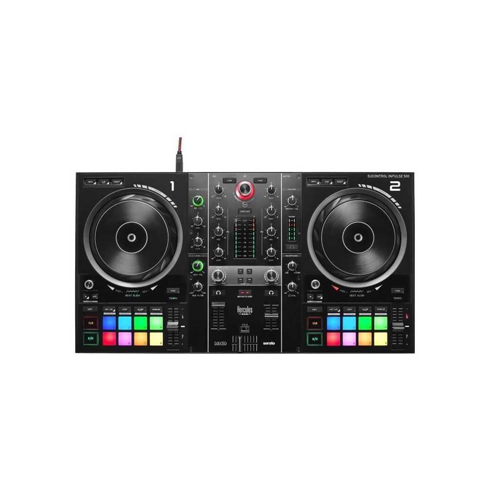 HERCULES DJCONTROL INPULSE 500 - DJ controller - Audio interface & int