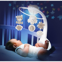 Mobile musical et projecteur - INFANTINO - Douce Nuit 3-en1 - Gris