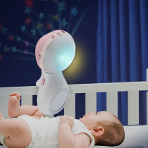 Mobile musical et projecteur - INFANTINO - Douce Nuit 3-en1 - Rose