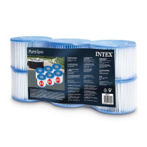 Intex - 29011 - Set of 6 cartridges for pure S1 S1
