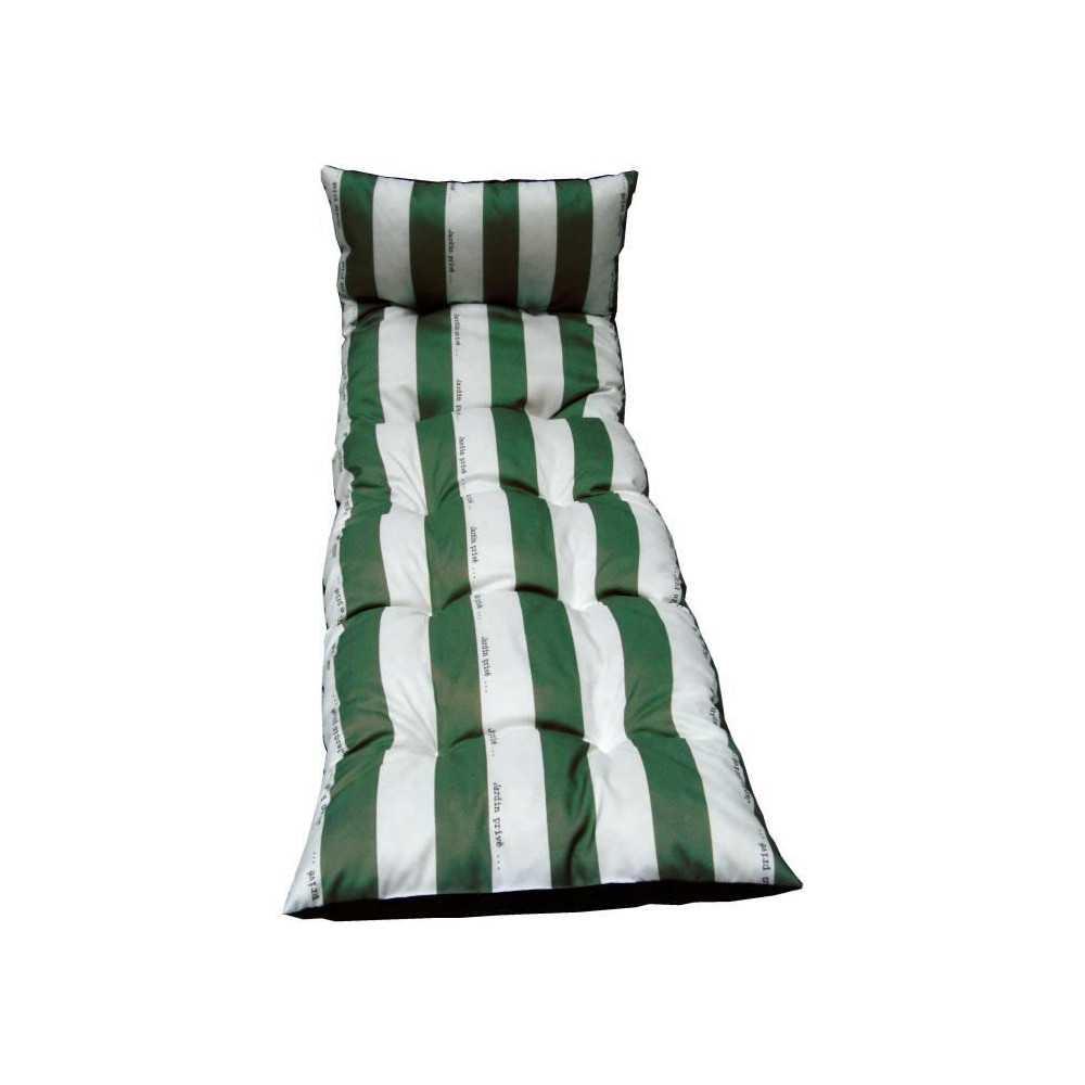 PRIVATE GARDEN Sunbathing Cancale Jp Flakes - 180 x 56 x 10 cm - Green