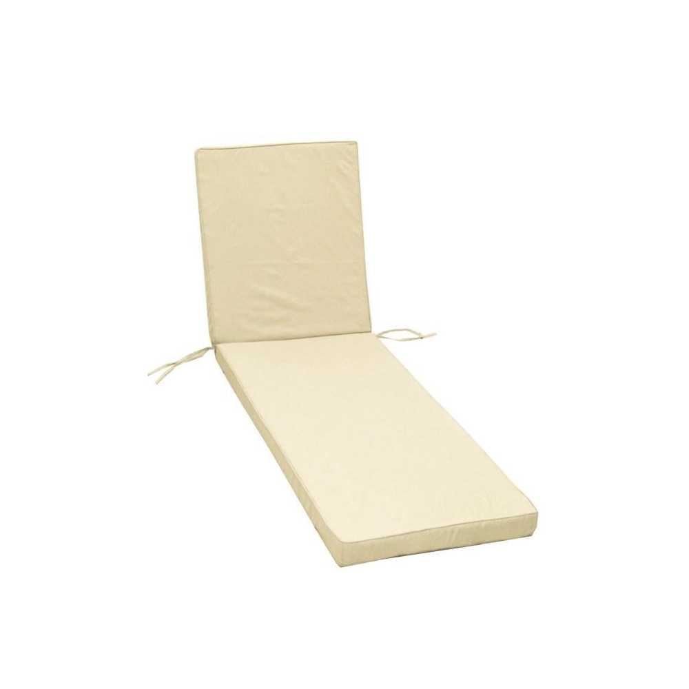JARDIN PRIVE Coussin bain de soleil MONTE CARLO - 185 x 55 x 6 cm - Iv