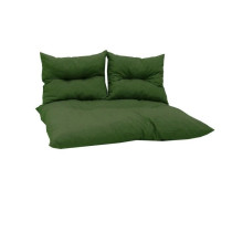 PRIVATE GARDEN - KIT PALETTE CLASSIC AVOCAT MATTRESS + 2 BACKREST CUSH