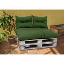 PRIVATE GARDEN - KIT PALETTE CLASSIC AVOCAT MATTRESS + 2 BACKREST CUSH